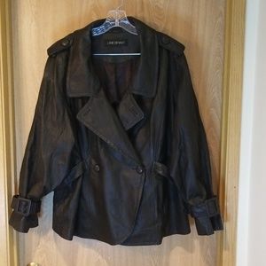 Lane Bryant Black Leather Jacket